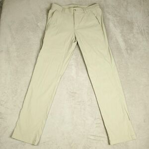 Eddie Bauer Travex Pants Mens 30x32 Beige Nylon Spandex Stretch Outdoor Travel